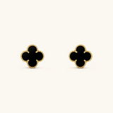 CLOVER | BLACK EARRINGS