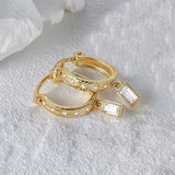 Evane Diamond Hoops