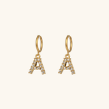 Adrielle Initial Letter Earrings