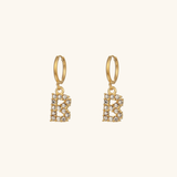 Adrielle Initial Letter Earrings