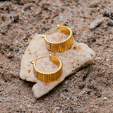 Amaya Gold Hoop Earrings