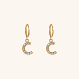 Adrielle Initial Letter Earrings