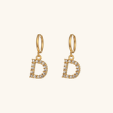 Adrielle Initial Letter Earrings