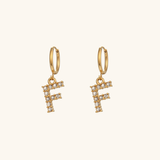 Adrielle Initial Letter Earrings