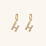 Adrielle Initial Letter Earrings