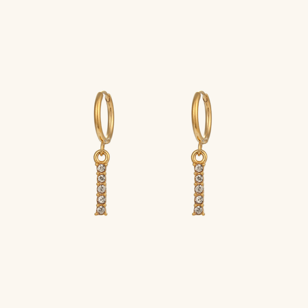 Adrielle Initial Letter Earrings