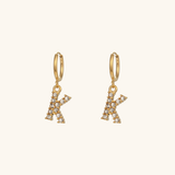 Adrielle Initial Letter Earrings