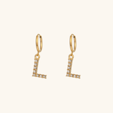 Adrielle Initial Letter Earrings