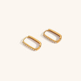 Elara Gold Hoop Earrings
