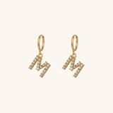 Adrielle Initial Letter Earrings