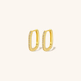 Calla Oval Hoop Earrings