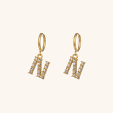 Adrielle Initial Letter Earrings