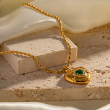 Caelus Gold Heart Necklace