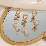 Adrielle Initial Letter Earrings