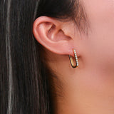 Elara Gold Hoop Earrings