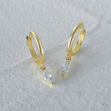 Lacey Diamond Hoops