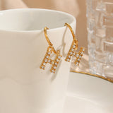 Adrielle Initial Letter Earrings