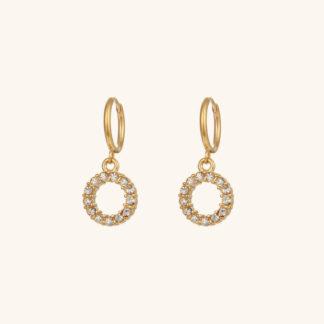 Adrielle Initial Letter Earrings