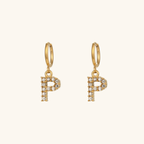 Adrielle Initial Letter Earrings