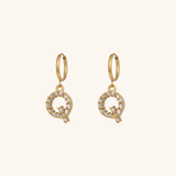 Adrielle Initial Letter Earrings