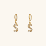 Adrielle Initial Letter Earrings