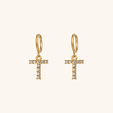 Adrielle Initial Letter Earrings