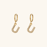 Adrielle Initial Letter Earrings
