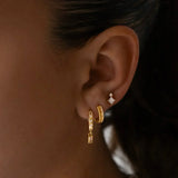 Evane Diamond Hoops