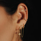 Veyra Round Back Diamond Stud